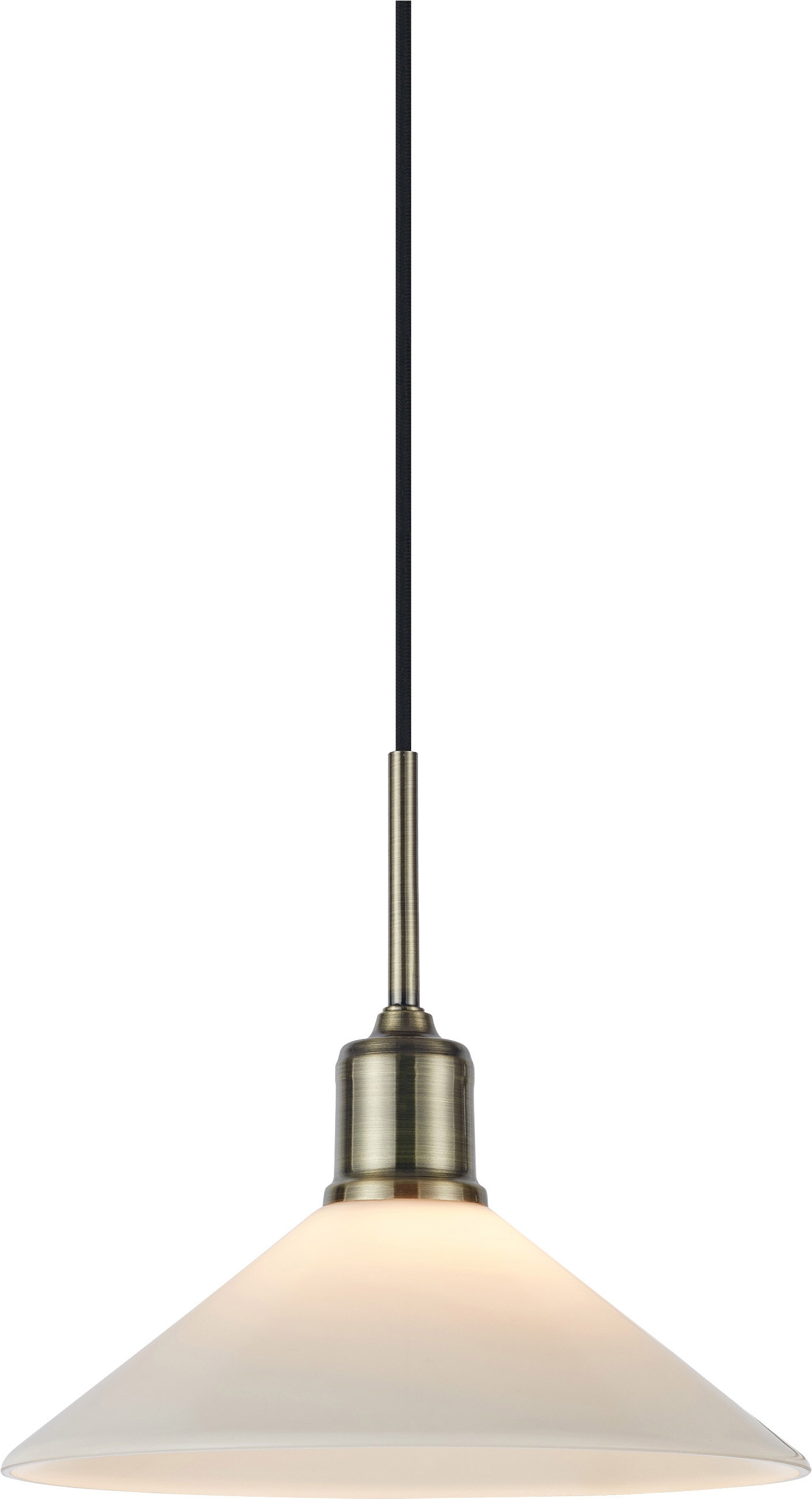 Markslöjd Vela függőlámpa 1x40 W fehér-sárgaréz 108867