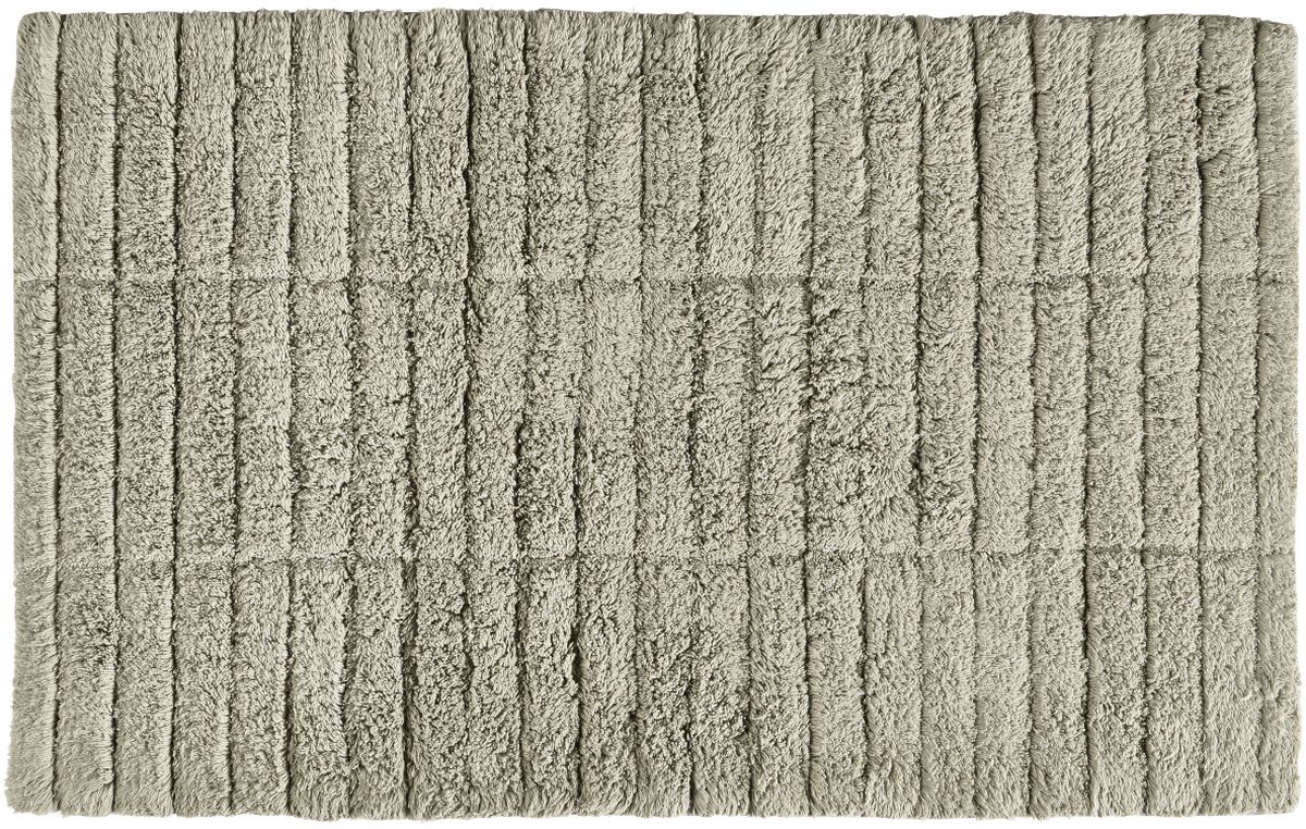 Zone Denmark Tiles fürdőszoba szőnyeg 80x50 cm négyszögletes zöld 13540