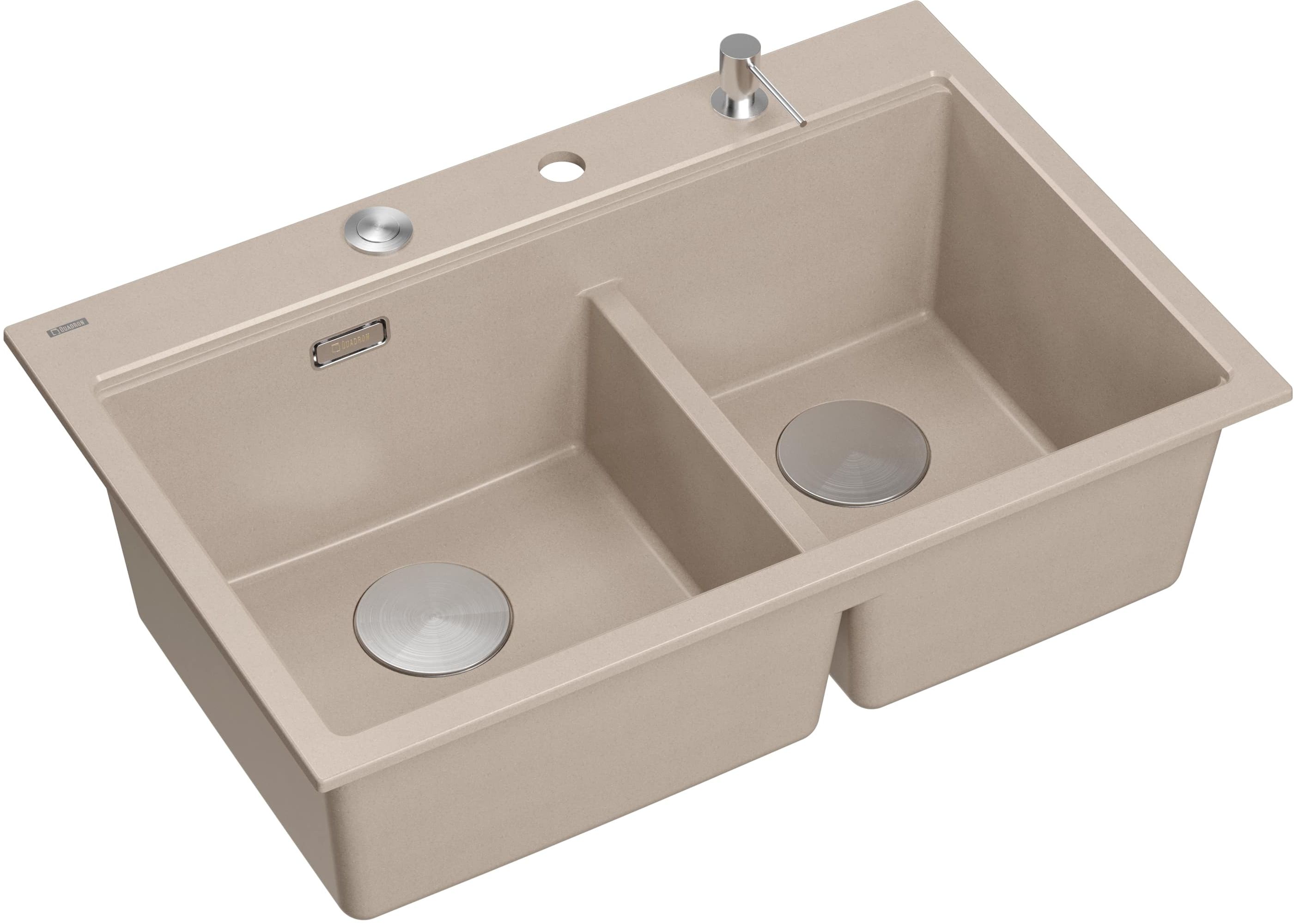 Quadron Marc 120 graniteq mosogató 76x50 cm bézs HQC7650U2_BSHQC7650U4_BS