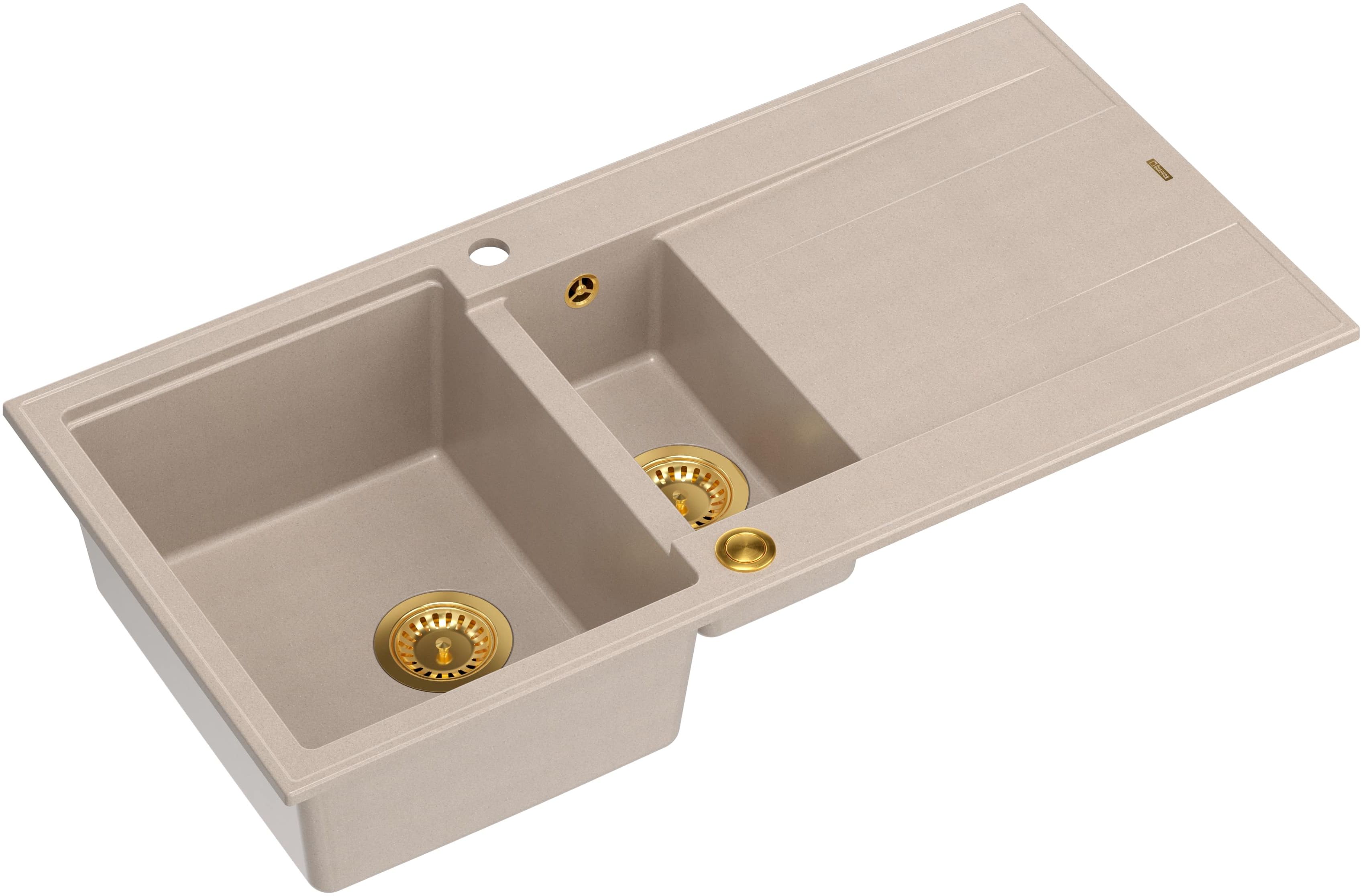 Quadron Evan graniteq mosogató 100x50 cm bézs HQE510050U2_PVDG1_P2O