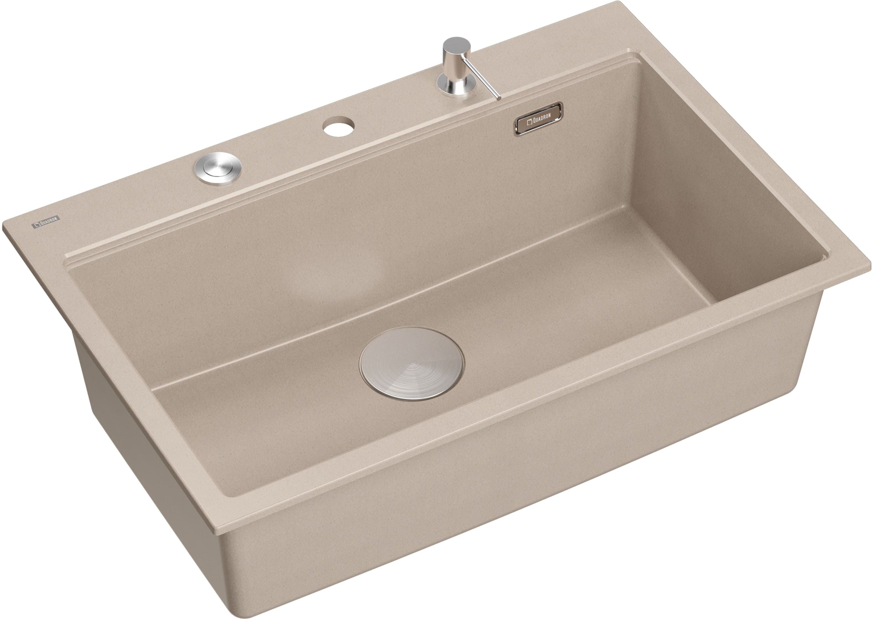 Quadron Marc graniteq mosogató 76x50 cm bézs HQM7650U2_BS