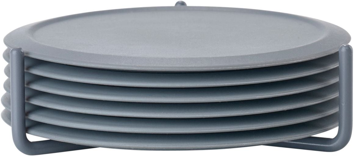 Zone Denmark Singles üveg alátétek 10x10x3.1 cm szürke 330304