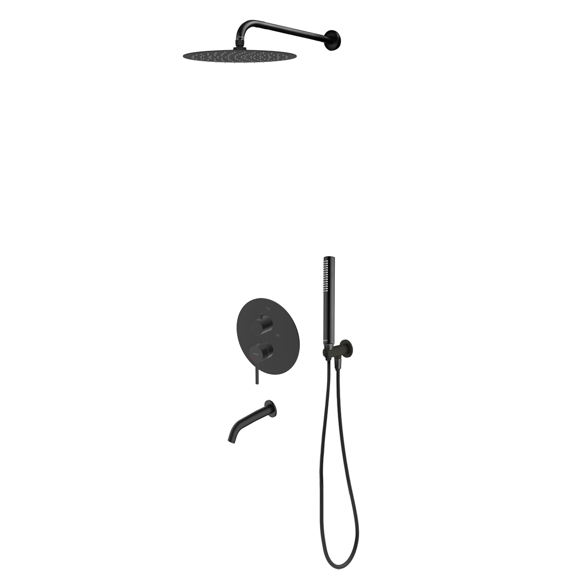 Készlet kád és zuhany csaptelep Oltens Rann 34111300, fejzuhany Oltens Vindel 37000300, 39100300, 39400300, 39304300, 37102300, 37200300