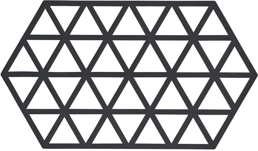 Zone Denmark Triangles konyhai állvány 38x24x1 cm fekete 330311