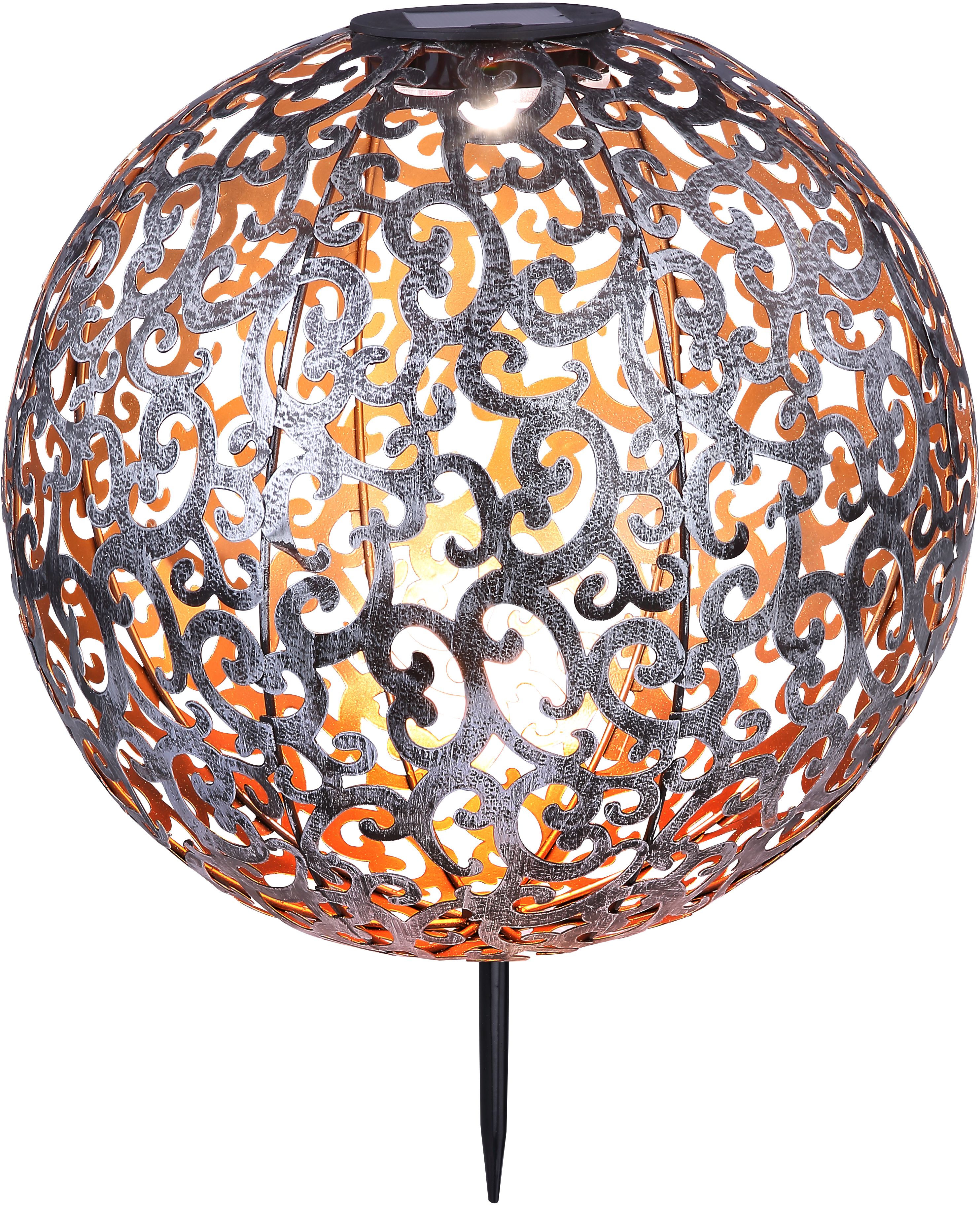 Globo Lighting Solar napelemes állólámpa 1x0.12 W ezüst 33744