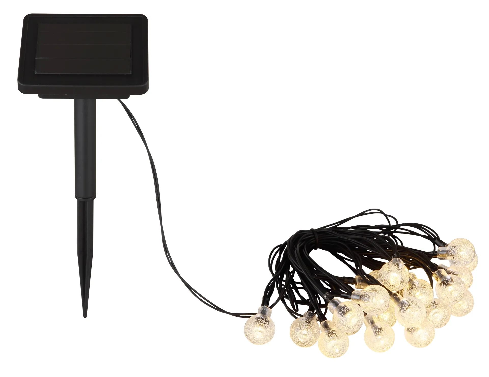 Globo Lighting Solar kültéri lámpafüzér 1x0.06 W fekete 36802-20