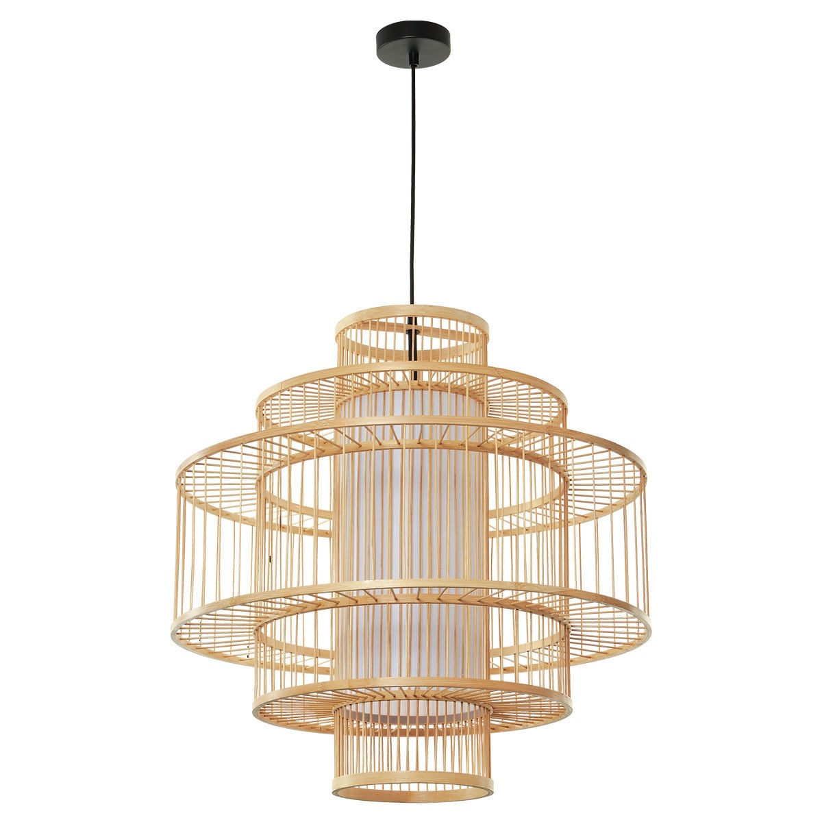Light Prestige Stela függőlámpa 1x15 W rattan LP-2026/1P