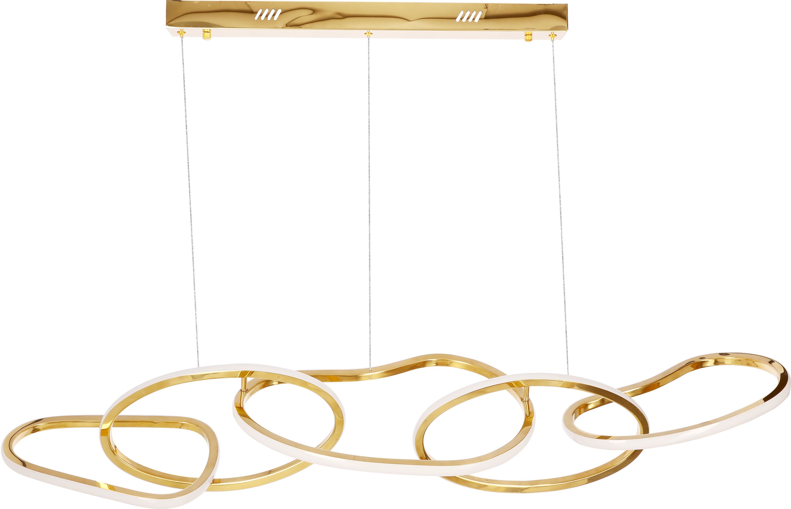 Candellux Anneli függőlámpa 4x45 W arany 34-35646