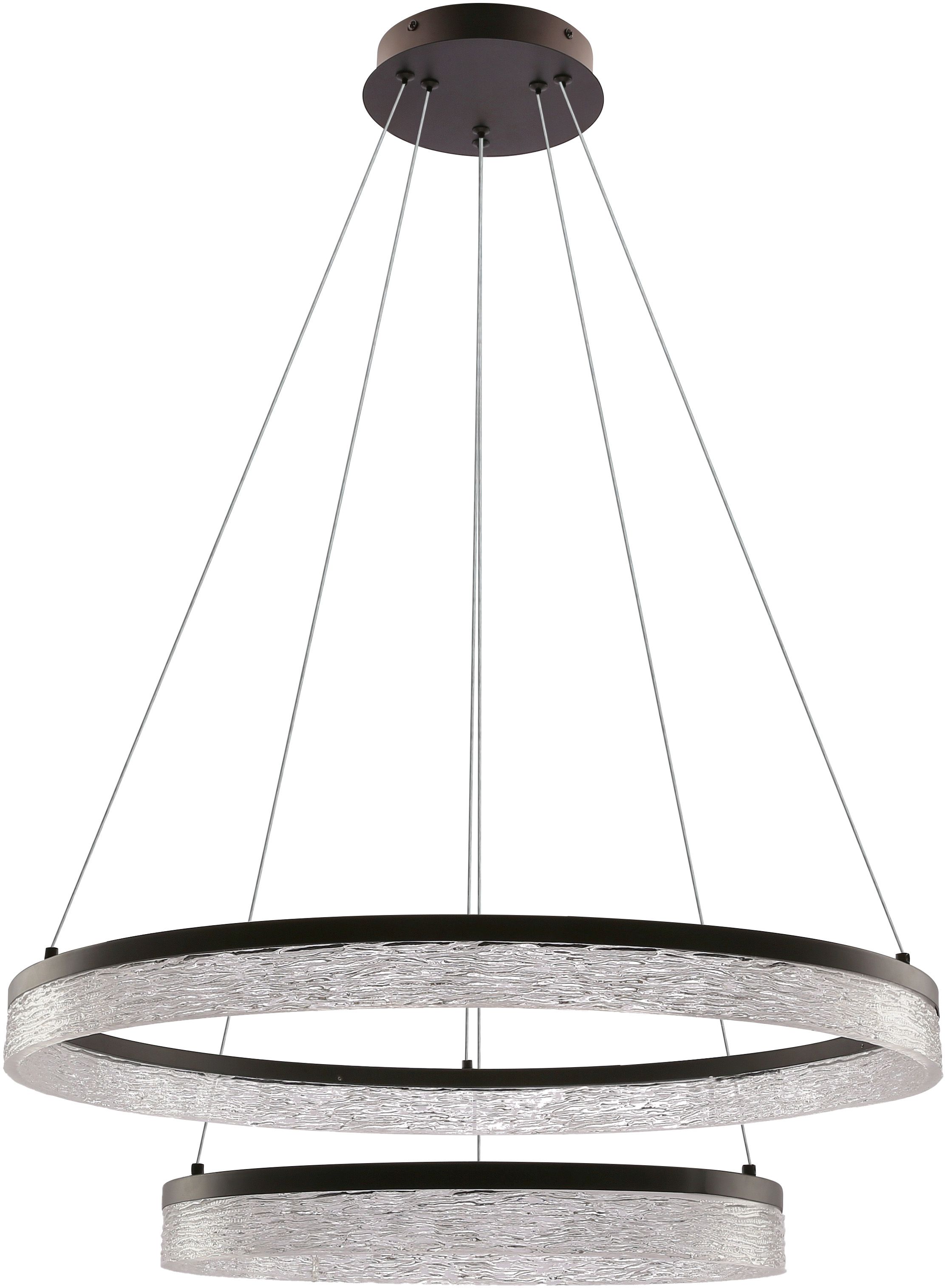 Candellux Frozi függőlámpa 2x38 W fekete 32-35561