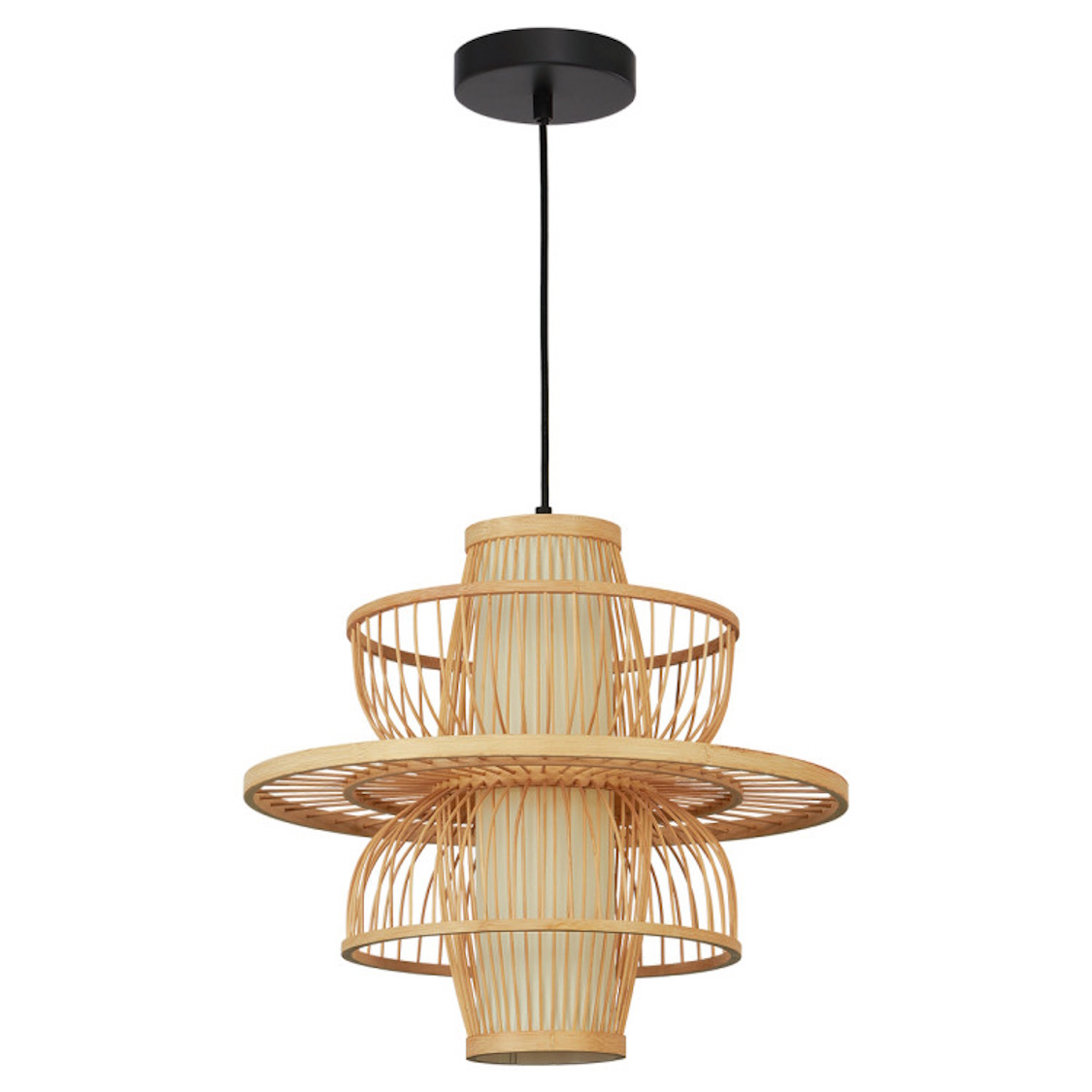 Light Prestige Astra függőlámpa 1x15 W rattan LP-3110/1P NT