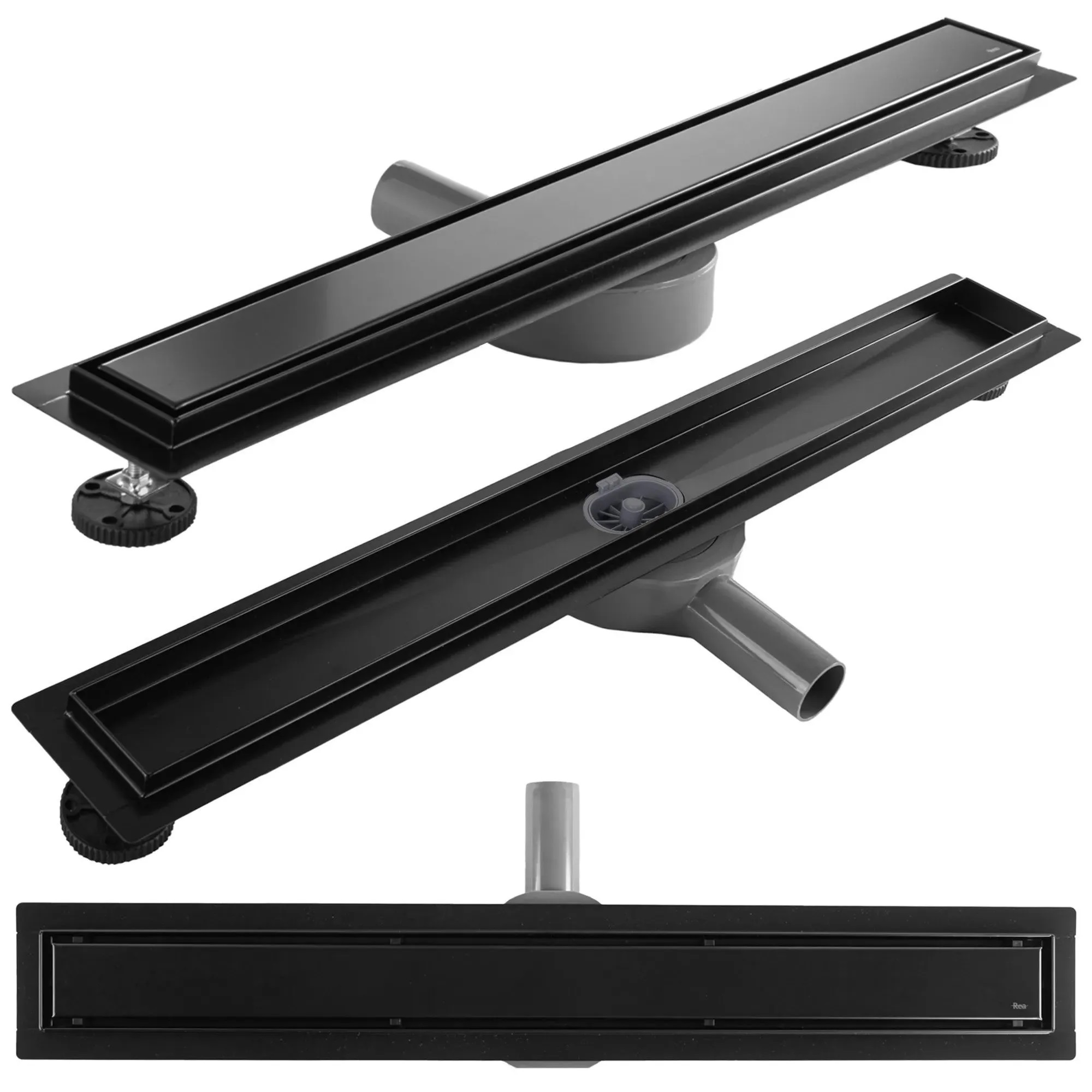 Rea Neox Pro lineáris lefolyó 90 cm fekete REA-G7804
