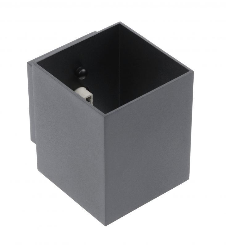 GTV Campione oldalfali lámpa 1x40 W fekete OS-CAMD40WG9KW-00