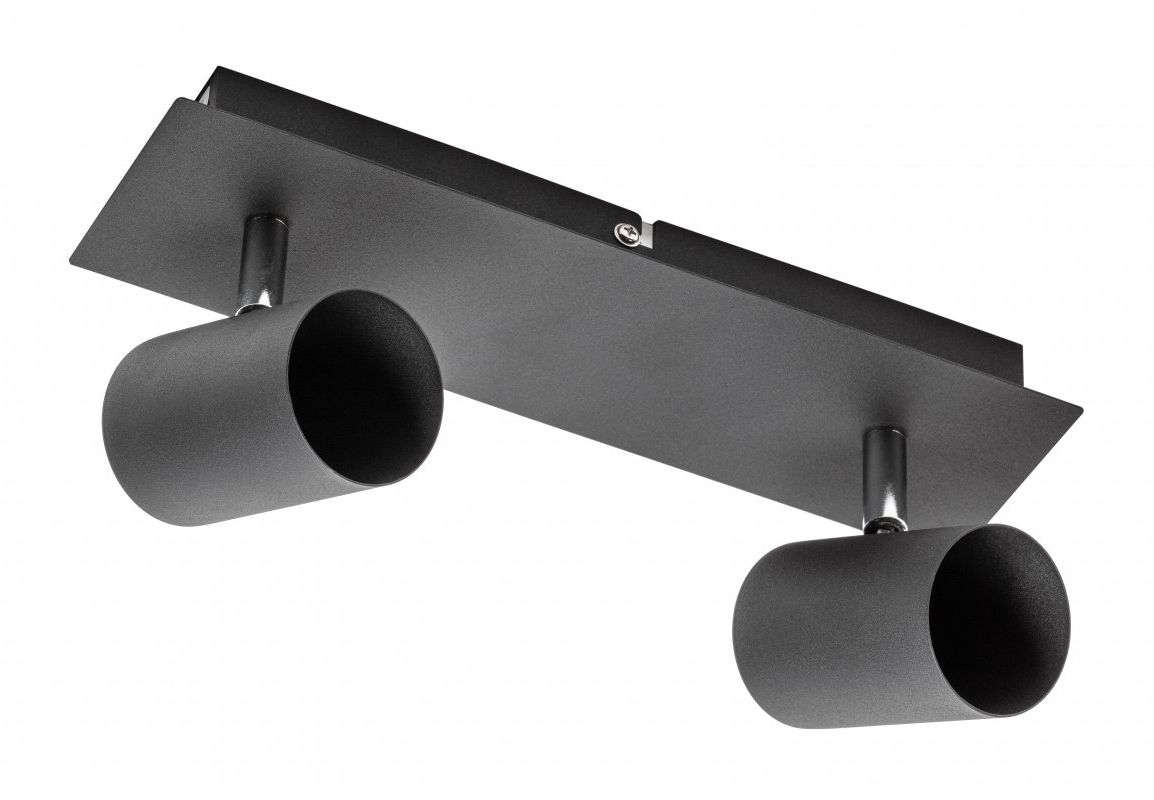 GTV Veneto mennyezeti lámpa 2x20 W fekete OS-VEN20WO2-10