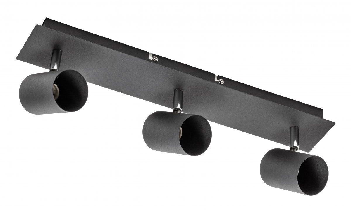 GTV Veneto mennyezeti lámpa 3x20 W fekete OS-VEN20WO3-10