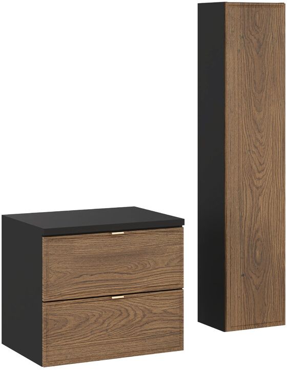 Készlet szekrény Comad Talia Casella TALIA CASELLA 80-30-1D, szekrény Comad Talia Casella TALIA CASELLA 82-60-46-2S, BLACK 89-60-46 L