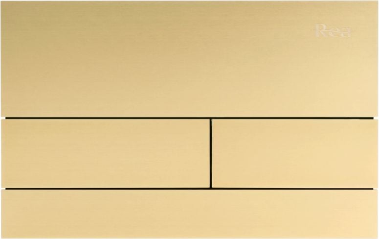 Rea T Steel öblítő gomb WC-hez arany REA-E0055