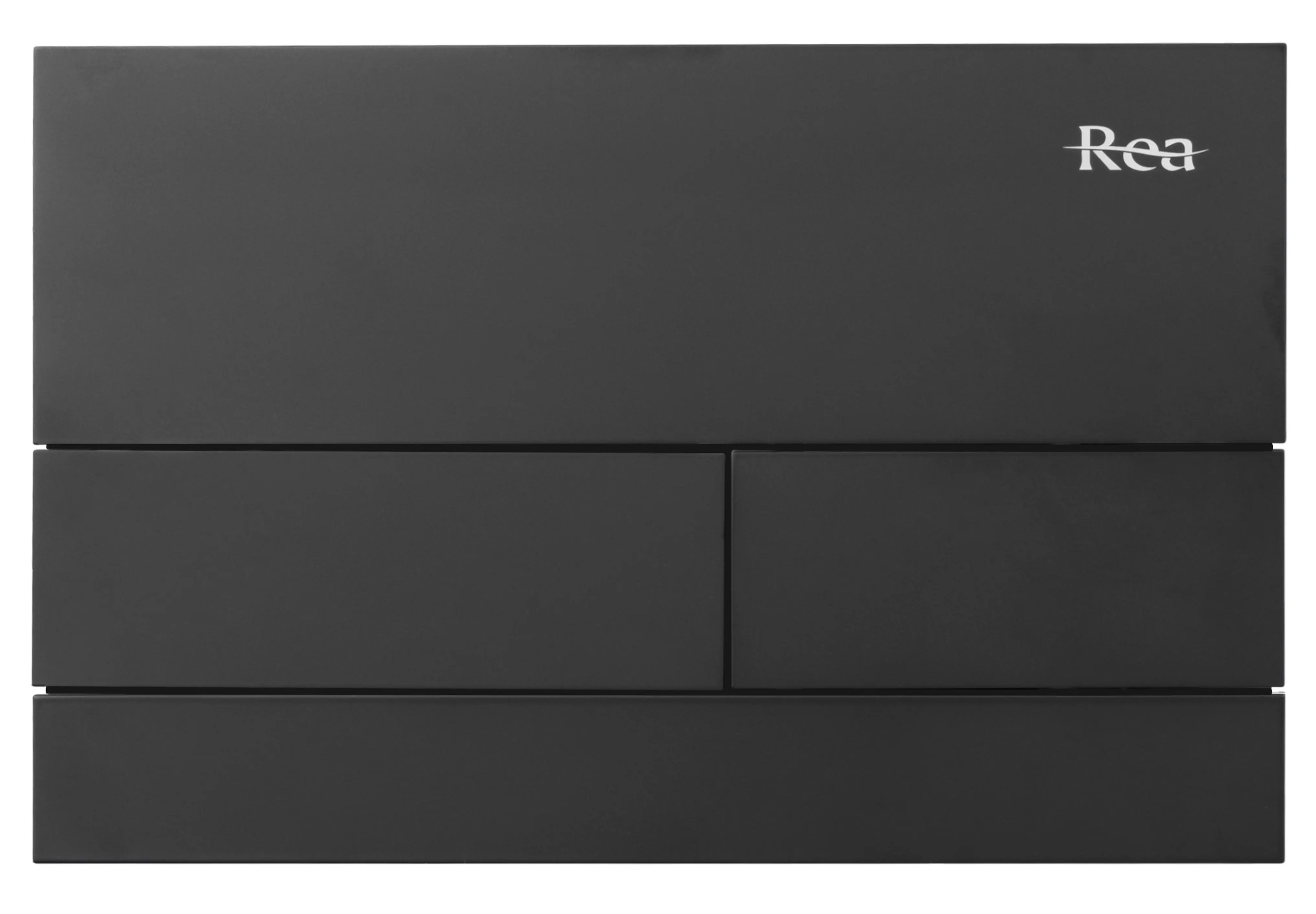 Rea T Steel öblítő gomb WC-hez fekete REA-E0056