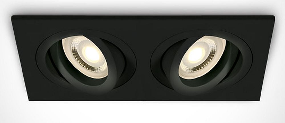 One Light Glafira beépített lámpa 2x10 W fekete 51205ABG/B