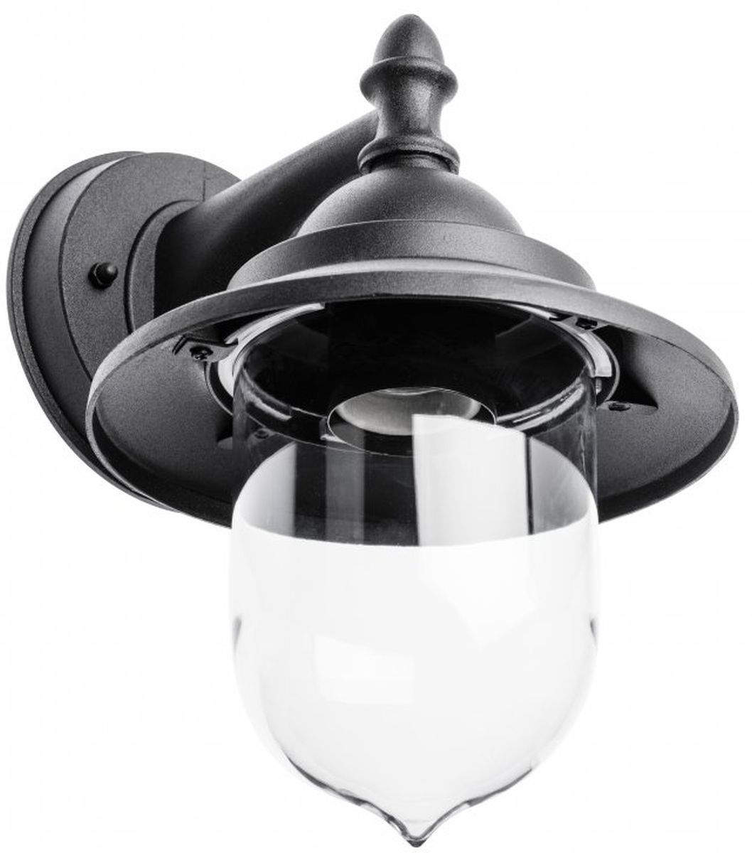 GTV Toskana-Ad kültéri fali lámpa 1x60 W fekete OS-TOS0DA-00