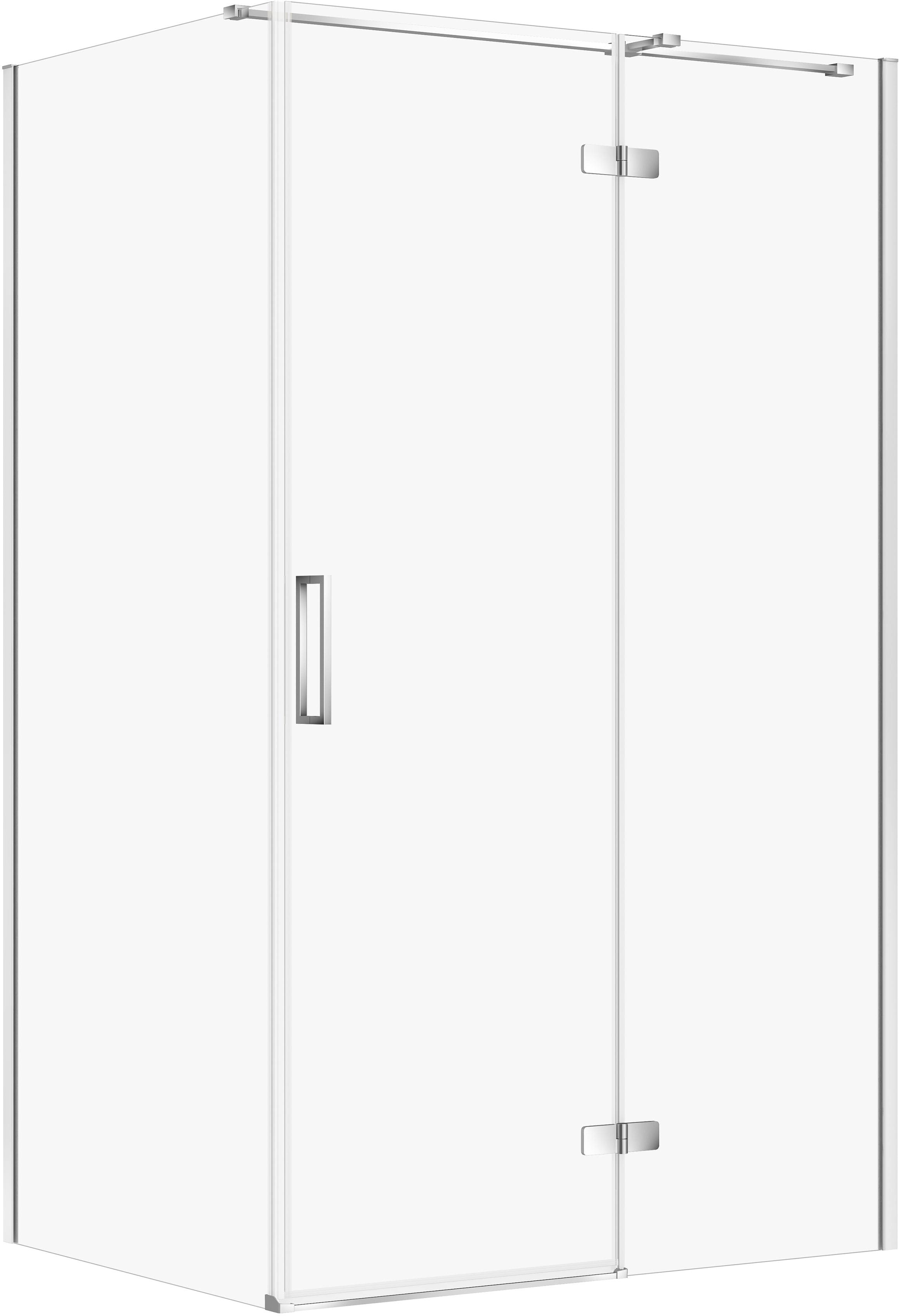 Cersanit City zuhanykabin 120x90 cm négyszögletes króm fényes/átlátszó üveg S584-088