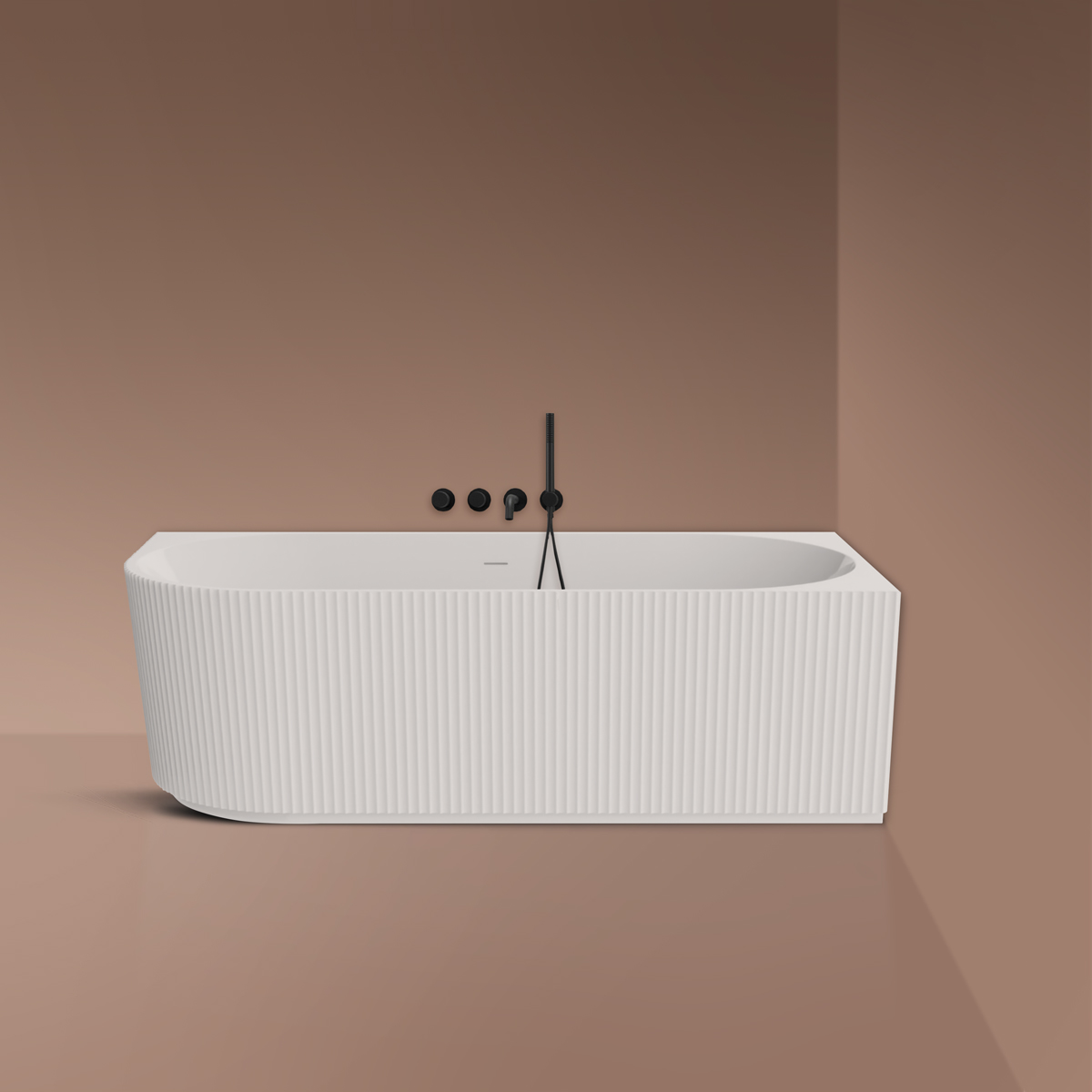 Oltens Hamnes sarokkád 170x80 cm jobboldali fehér 11009000