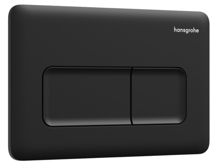 Hansgrohe iFrame Original Q öblítő gomb WC-hez fekete 66001670