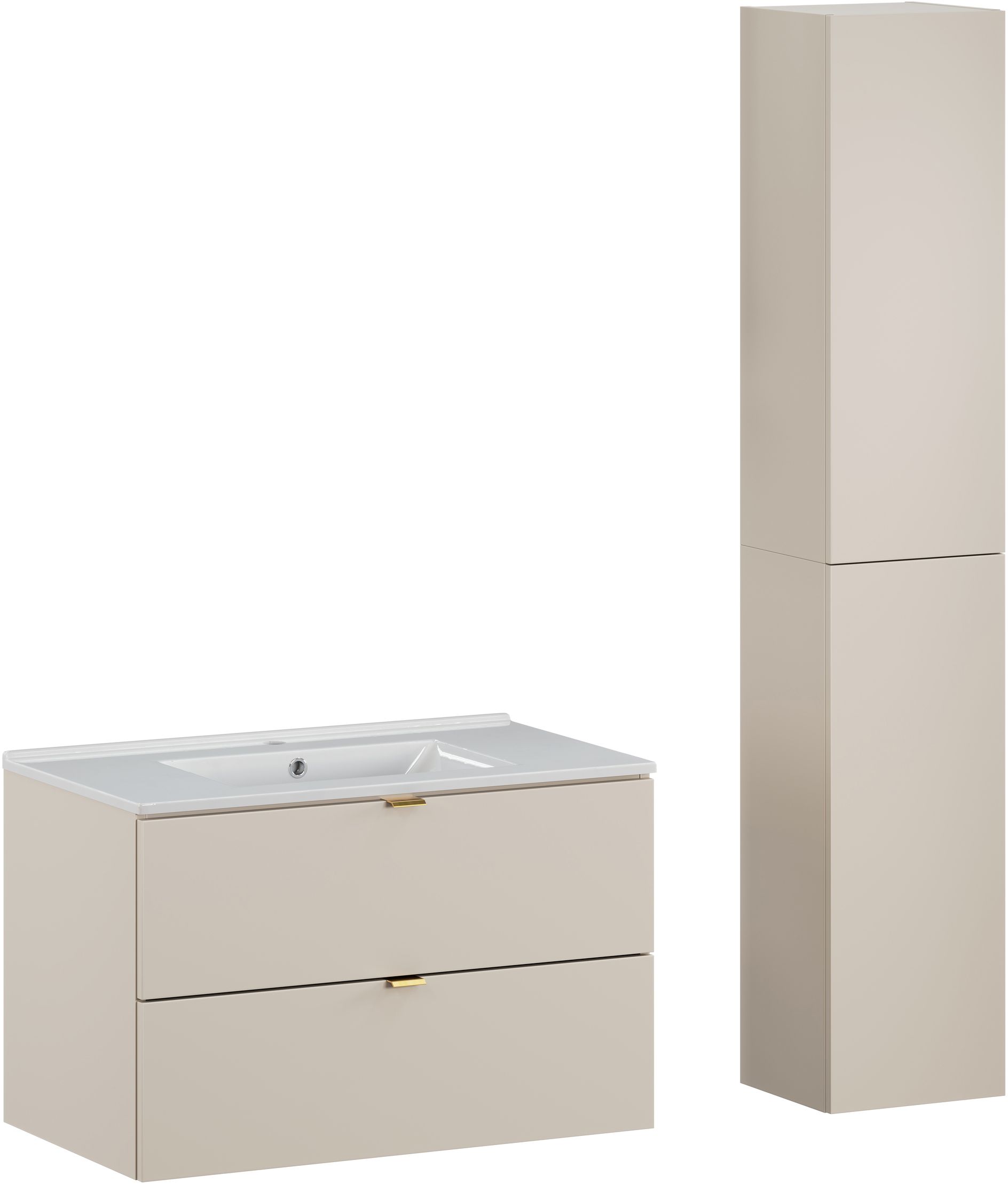 Készlet mosdótál Comad Lava UM-CFP LAVA 80D DP, szekrény Comad Dalia Cashmere DALIA CASHMERE 82-80-46-2S, DALIA CASHMERE 80-30-1D