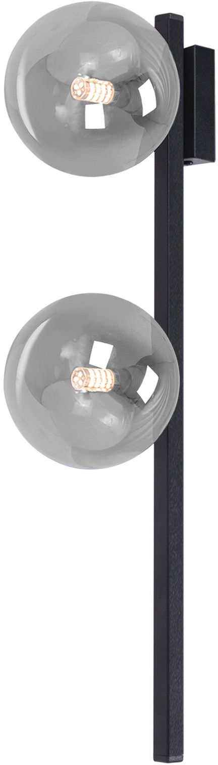 Kaja Paxi oldalfali lámpa 2x10 W fekete-grafit K-5468