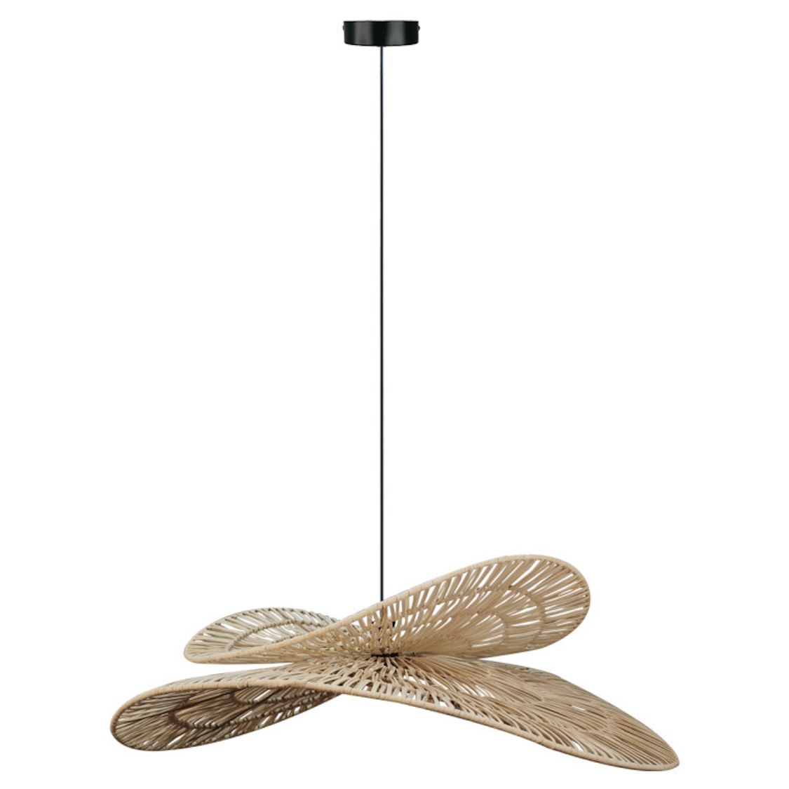 Light Prestige Raya függőlámpa 1x15 W rattan LP-2704/1P NT