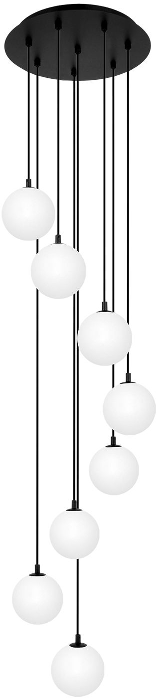 Kaja Aspen függőlámpa x10 W fehér-fekete K-5552