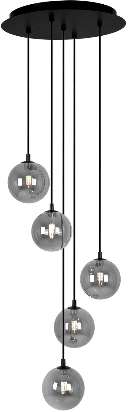 Kaja Dori függőlámpa 5x10 W fekete-grafit K-5556