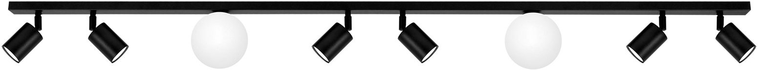 Kaja Swing mennyezeti lámpa x10 W fehér-fekete K-5494