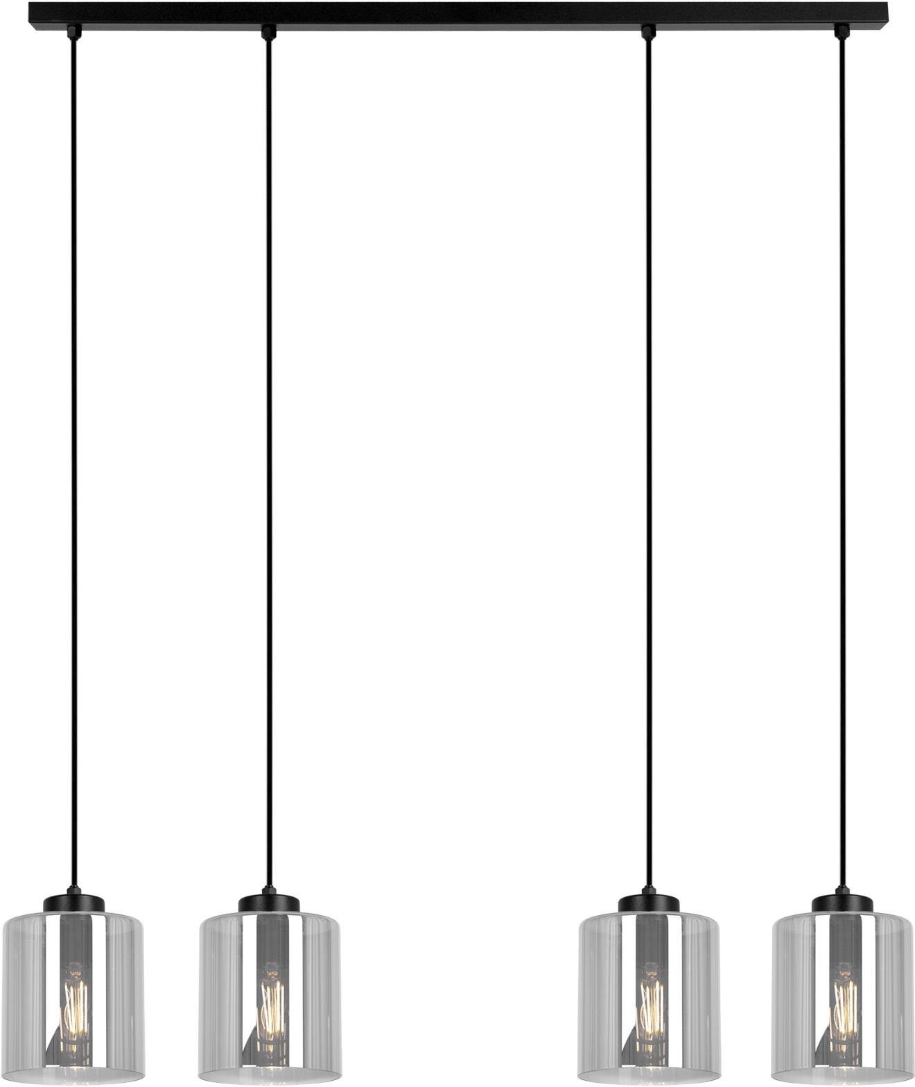 Kaja Miri függőlámpa 4x15 W fekete-grafit K-5576