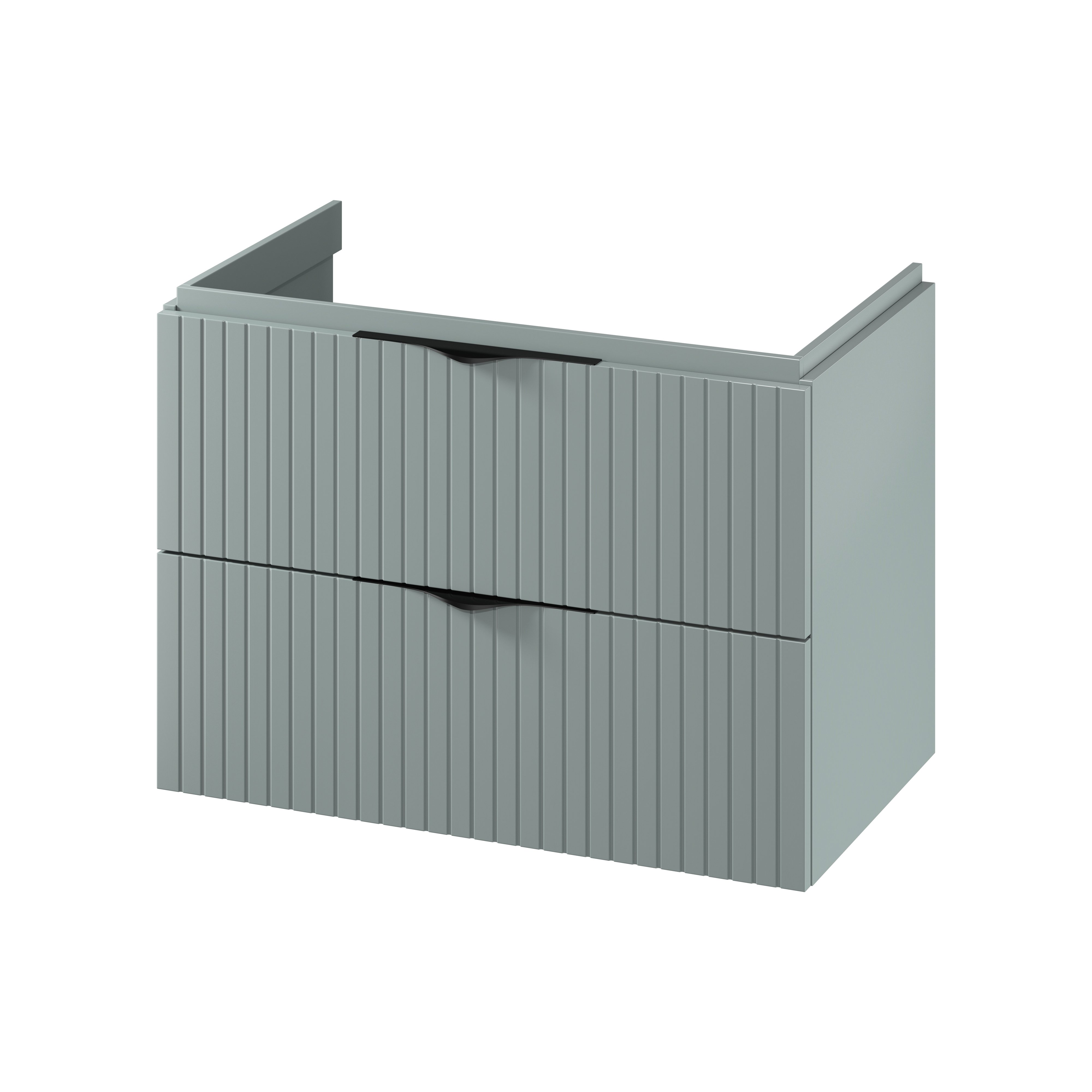 Cersanit Tirso szekrény 79.4x44.7x57.2 cm mosdókagyló alá akasztható kék-zöld S1017-001