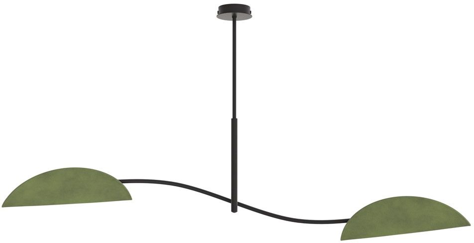 Emibig Lotus mennyezeti lámpa 2x10 W zöld 1461/2