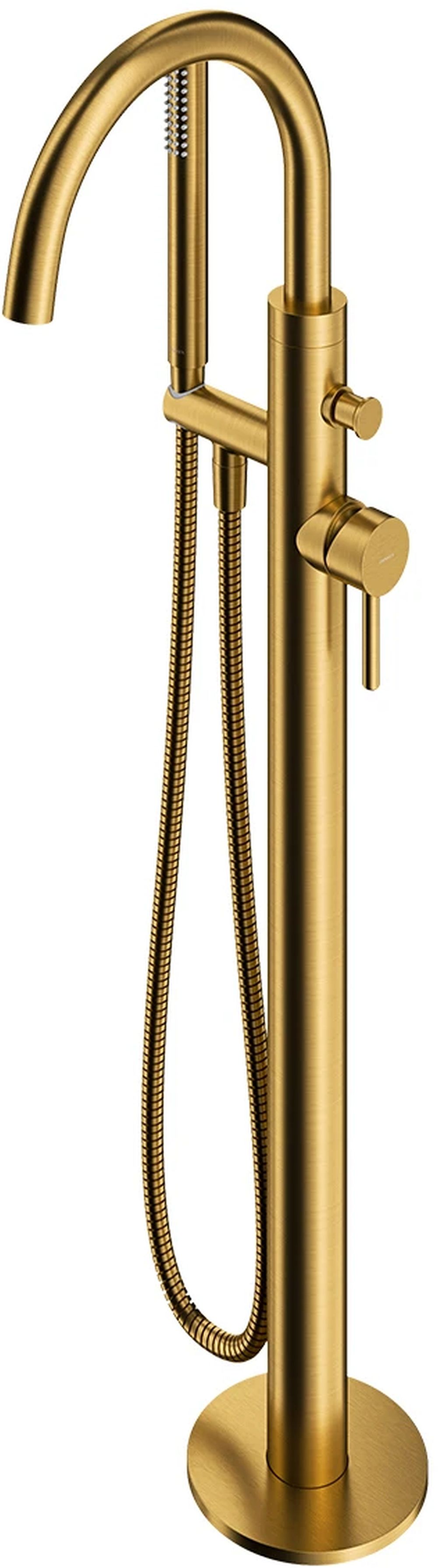 Omnires Y kád és zuhany csaptelep térben álló arany Y1233-SGLB