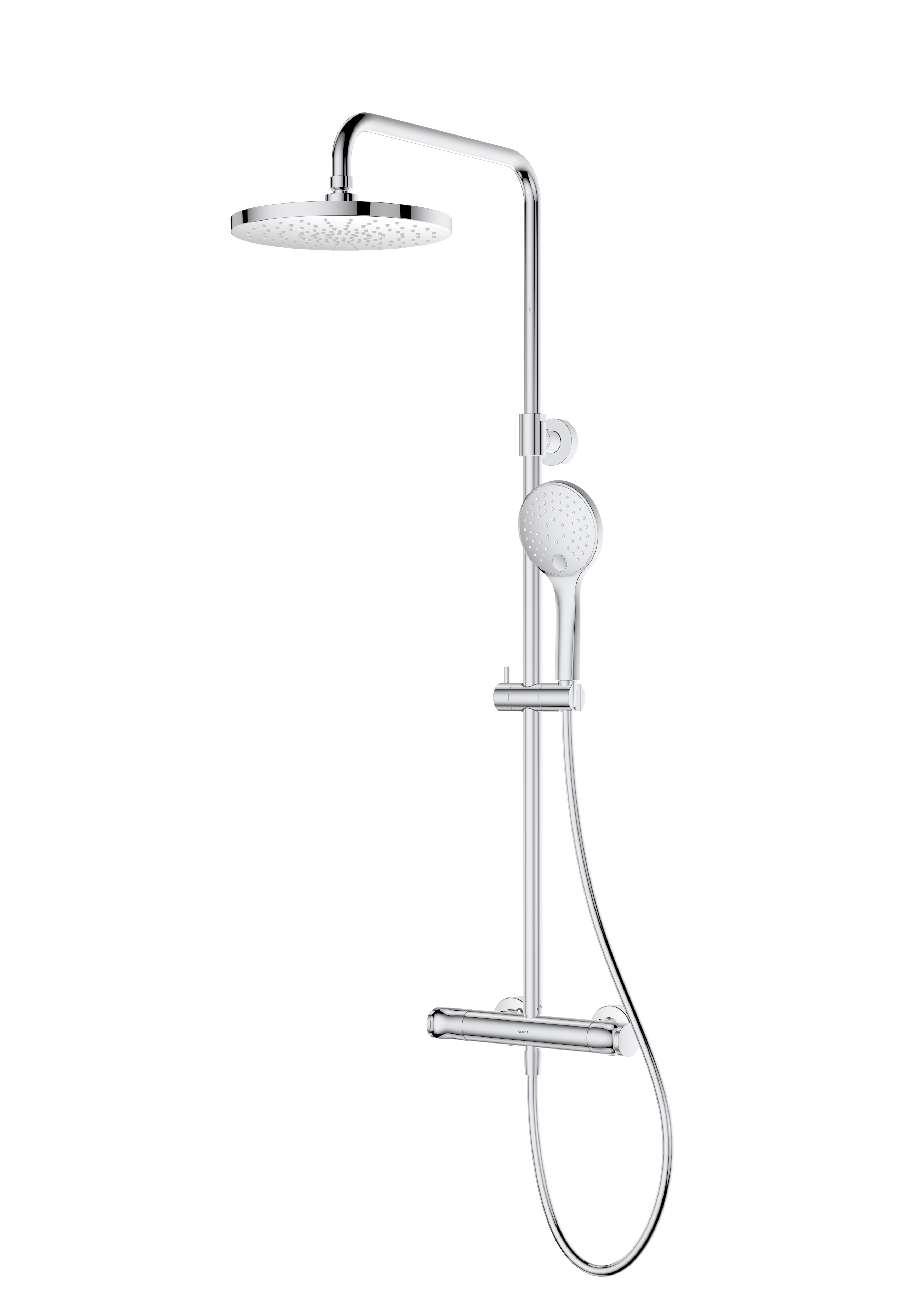 Oltens Vatten zuhany készlet fal termosztáttal trópusi zuhany opcióval króm 36505100