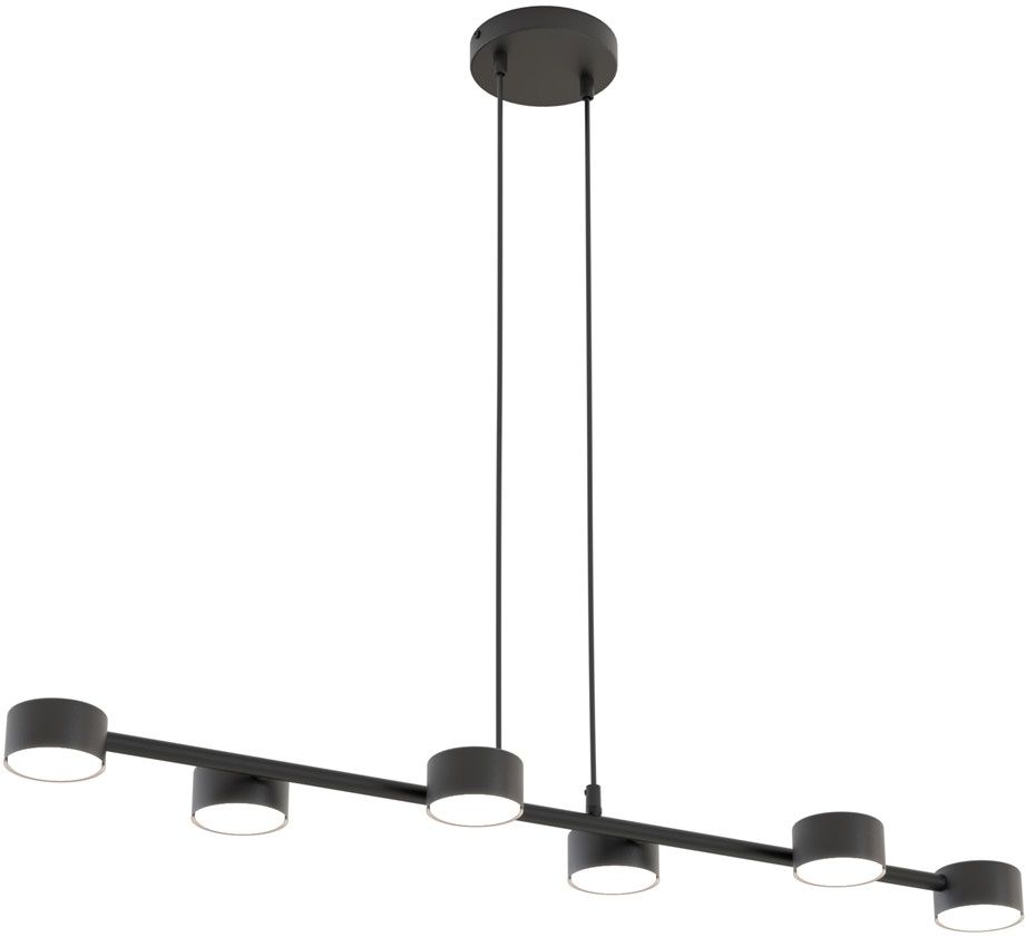 Emibig Megara függőlámpa 6x12 W fekete 1439/6