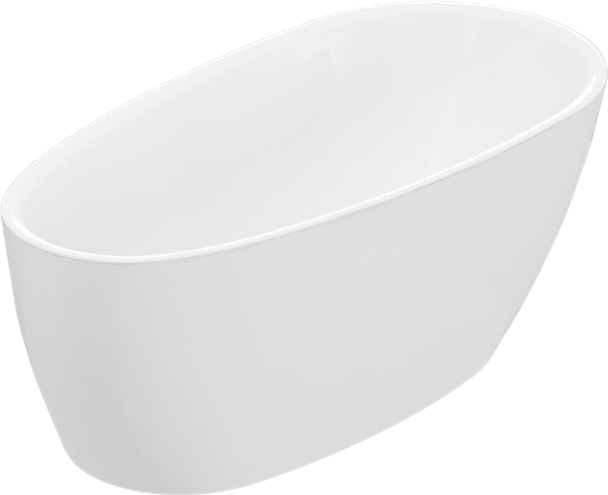 Excellent Olia 2.0 térben álló kád 160x75 cm ovális fehér WAEX.OLI2.16WHM