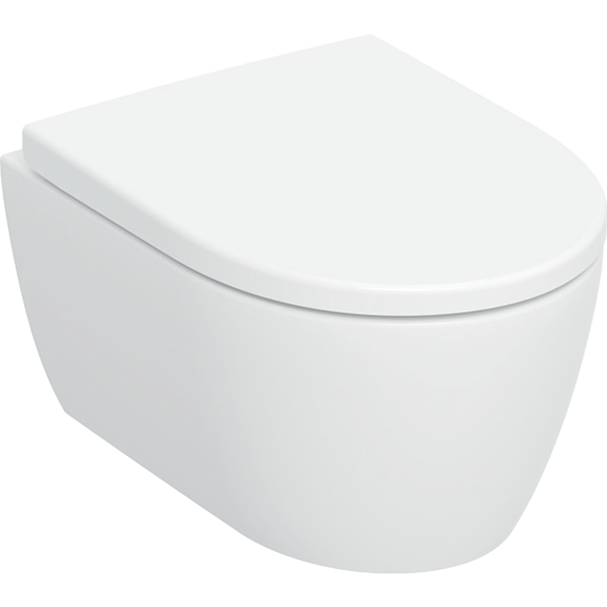 Geberit iCon wc csésze lassú záródású ülőkével függesztett perem nélkül mély öblítéssel fehér fényes 503.048.00.8