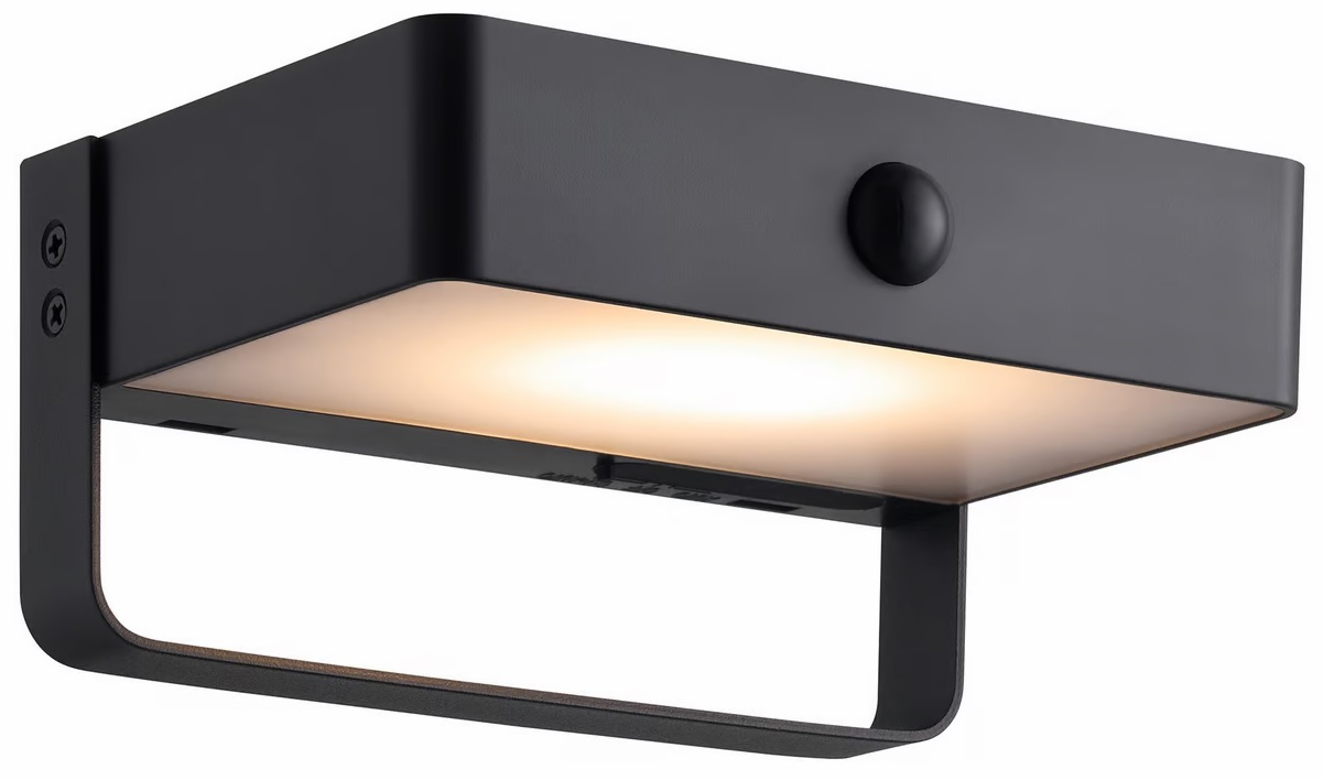 Nordlux Saulio oldalfali lámpa 1x4.5 W fekete 2518251003