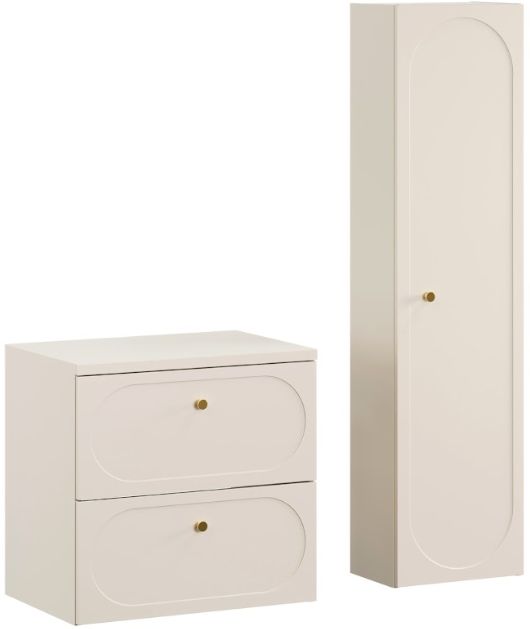 Készlet szekrény Comad Donna Sand DONNA SAND 82-60-46-2S, szekrény Comad Donna Sand DONNA SAND 80-35-1D, SAND 89-60-46 M