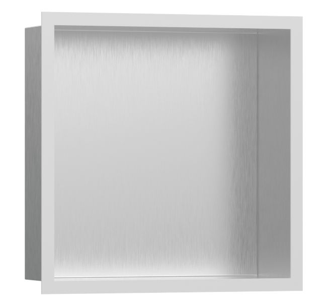 Hansgrohe XtraStoris Individual süllyesztett polc 30 cm fehér 56097700