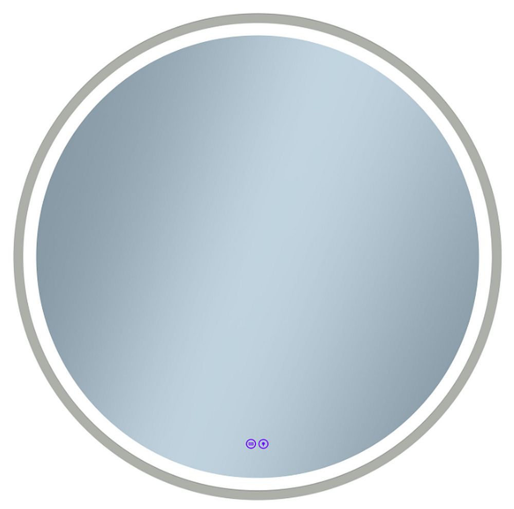 Venti Orion Silver tükör 60x60 cm kerek világítással páramentesítő fóliával ezüst 5905951180359