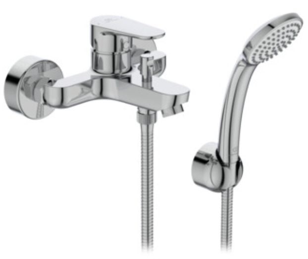Ideal Standard Cerafine kád és zuhany csaptelep fali króm BC706AA