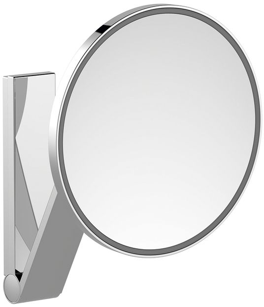 Keuco Cosmetic mirrors kozmetikai tükör 21.2x31.8 cm kerek világítással króm 17612019003