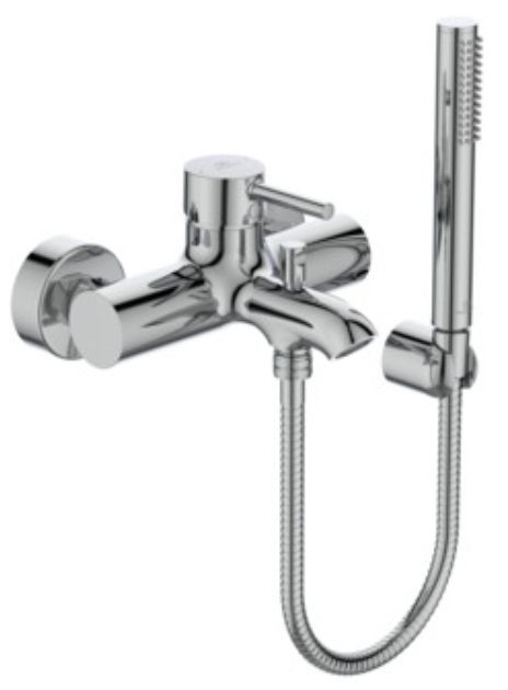 Ideal Standard Ceraline kád és zuhany csaptelep fali króm BC270AA