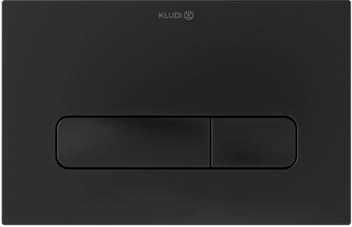 Kludi Unifix öblítő gomb WC-hez fekete 30PP0139