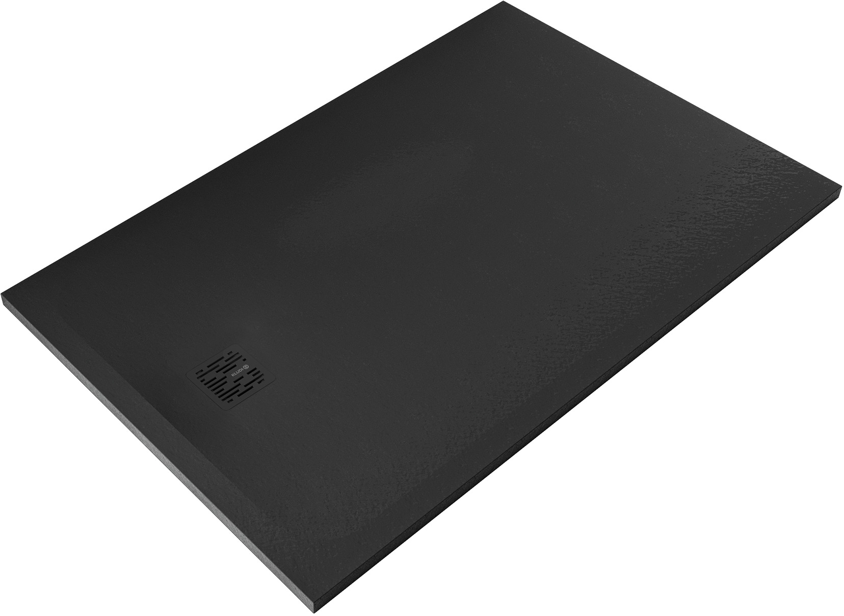 Kludi Terra téglalap alakú zuhanytálca 140x90 cm fekete 09DW0639