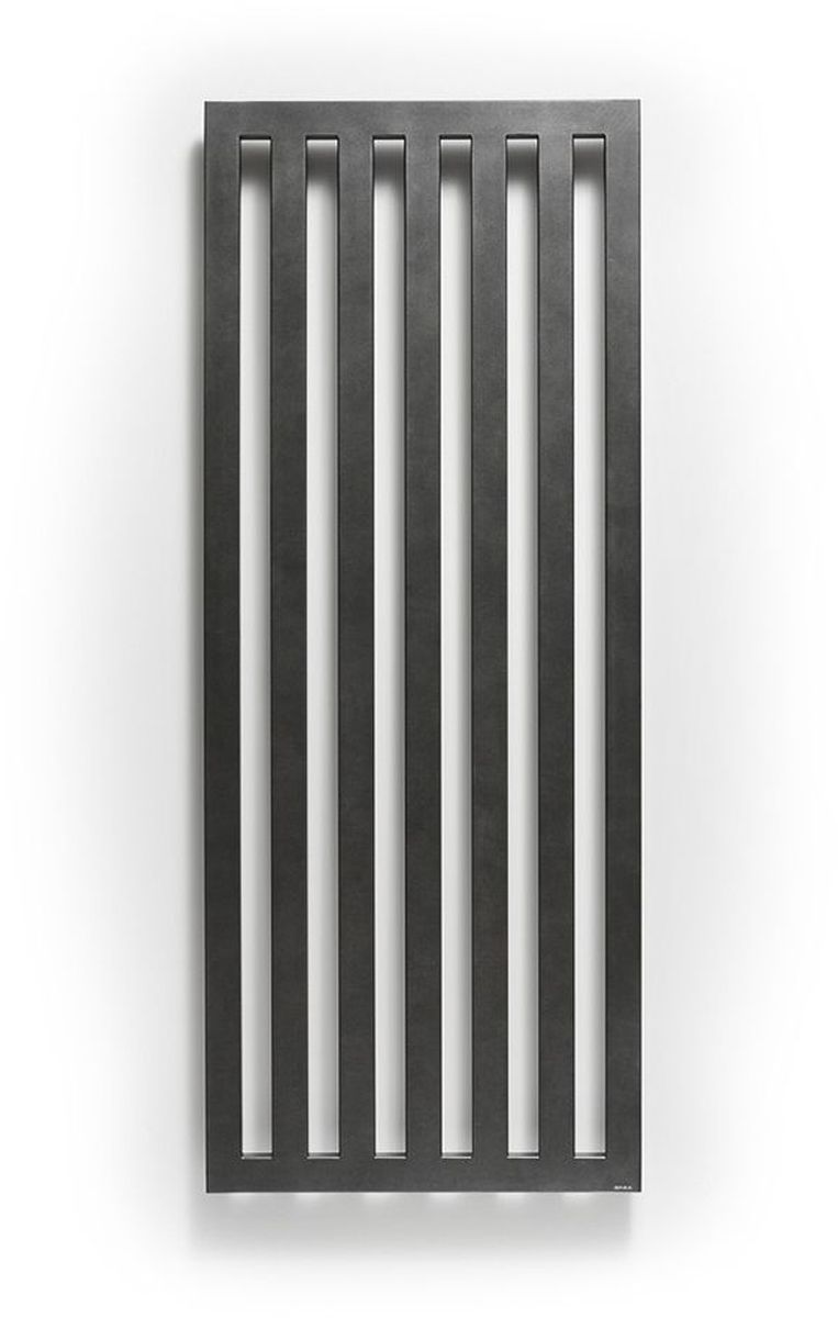 P.M.H. Darius fürdőszoba radiátor íves 150x32.6 cm fekete DAH5B